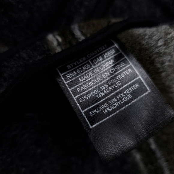 Cupcakes & Cashmere Wool Blend Grey Heather Stripe Waterfall Cardigan Wr… - Picture 9 of 13